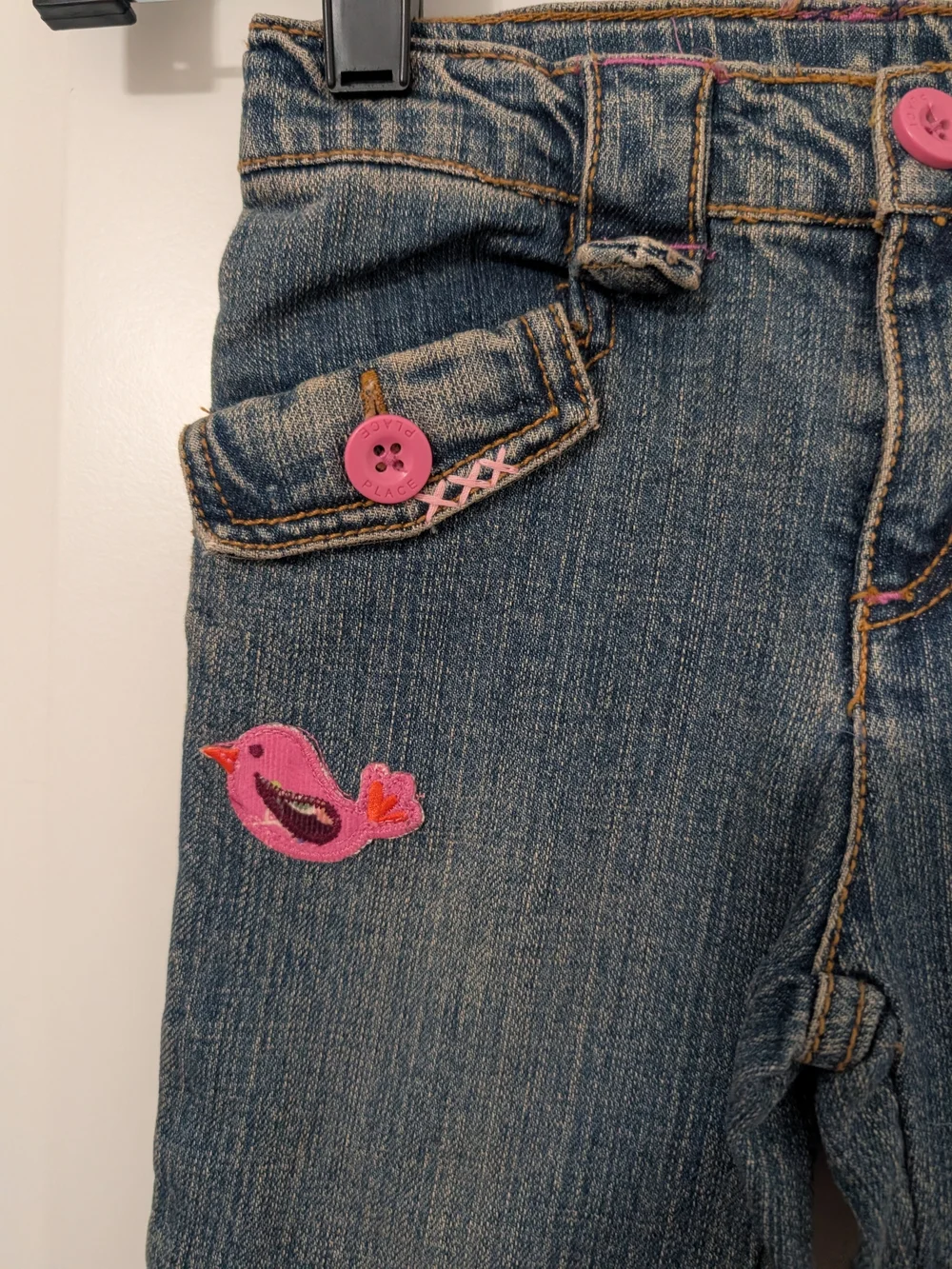 Y2K Children's Place 4T Girl Doll Cardigan Jeans Skort 3 Piece Outfit